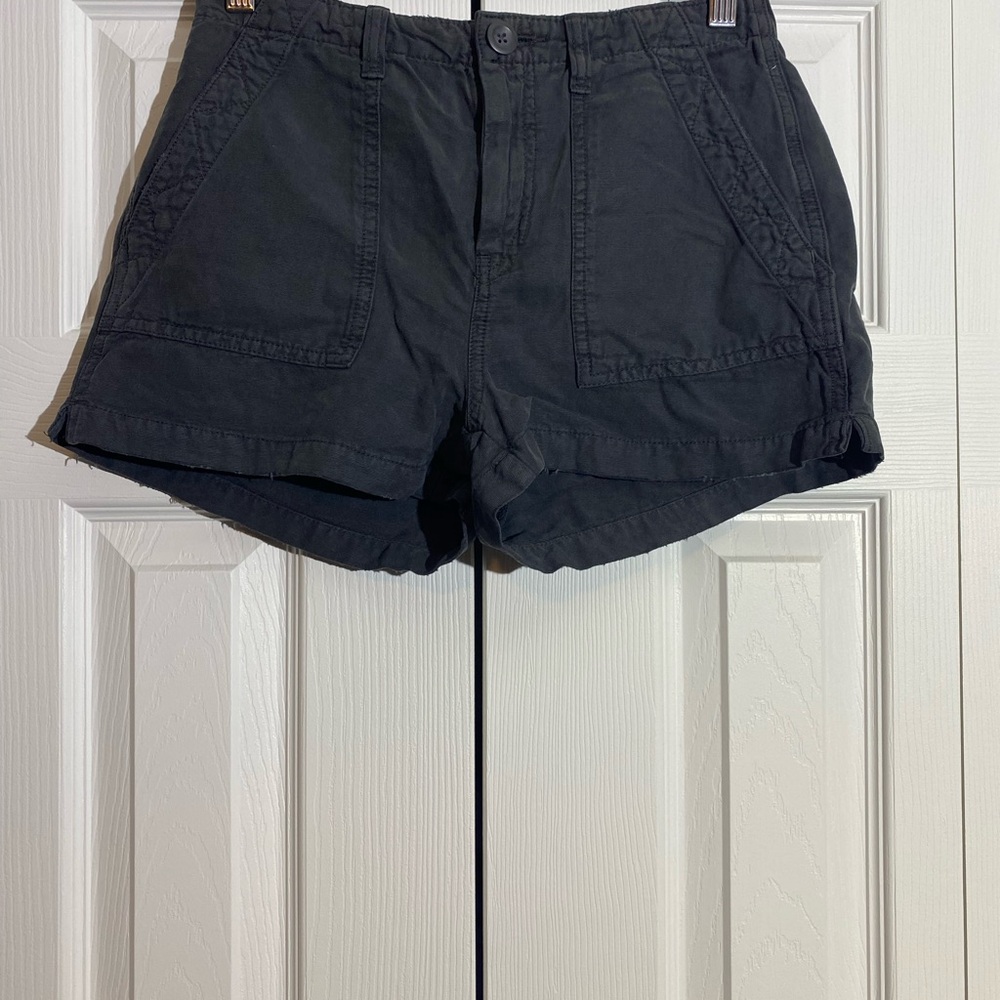 Aerie Charcoal Cargo Shorts
